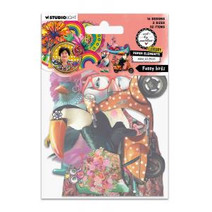 Studio Light Art By Marlene - Luxury Paper Elements - Funny Birds [ABM-25-PE25]