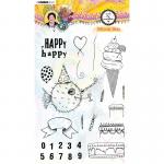 Studio Light Art By Marlene - Marlene's World Collection - Clear Stamp Set Birthday Bash [STAMPBM67]
