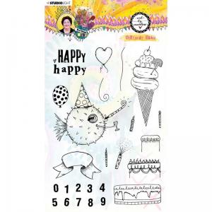 Studio Light Art By Marlene - Marlene's World Collection - Clear Stamp Set Birthday Bash [STAMPBM67]