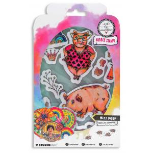 Studio Light Art By Marlene - Rubber Stamps - Miss Piggy [ABM-25-STAMP782]