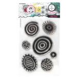 Studio Light Art By Marlene Signature Collection - Clear Stamp Set - Circle Salad [ABM-SI-STAMP714]