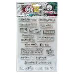 Studio Light Art By Marlene Signature Collection - Clear Stamp Set - Crafty Quotes [ABM-SI-STAMP746]