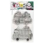 Studio Light Art By Marlene Signature Collection - Clear Stamp Set - Hippie Busses [ABM-SI-STAMP700]