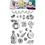 Studio Light Art By Marlene Signature Collection - Clear Stamp Set - Magic Potion [ABM-SI-STAMP505]