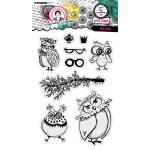 Studio Light Art By Marlene Signature Collection - Clear Stamp Set - Owlicious [ABM-SI-STAMP637]