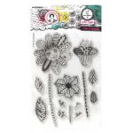 Studio Light Art By Marlene Signature Collection - Clear Stamp Set - Playful Flowers [ABM-SI-STAMP715]