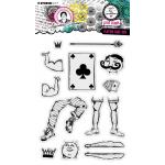 Studio Light Art By Marlene Signature Collection - Clear Stamp Set - Playing Card Men [ABM-SI-STAMP648]