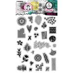 Studio Light Art By Marlene Signature Collection - Cling Stamp Set - Journaling Deco [ABM-SI-STAMP689]