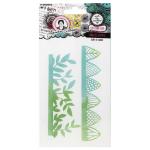 Studio Light Art By Marlene Signature Collection - Cutting & Embossing Die Set - Border Leaves [ABM-SI-CD853]
