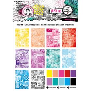 Studio Light Art By Marlene Signature Collection - Paper Pad - Mono Postage Fun [ABM-SI-DPP131]