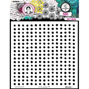 Studio Light Art By Marlene Signature Collection - Stencil - Dotty Dreams [ABM-SI-MASK208]