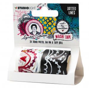 Studio Light Art By Marlene Signature Collection - Washi Tape - Dotted Lines [ABM-SI-WASH14]