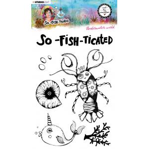 Studio Light Art By Marlene So-Fish-Ticated Collection - Clear Stamp Set - Underwater World [ABM-SFT-STAMP10]