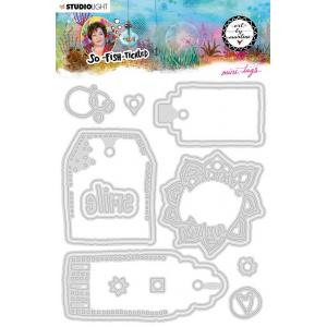Studio Light Art By Marlene So-Fish-Ticated Collection - Cutting Die - Mini Tags [ABM-SFT-CD19]