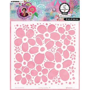 Studio Light Art By Marlene - Stencil - A Lot Of Daisies [ABM-26-MASK384]