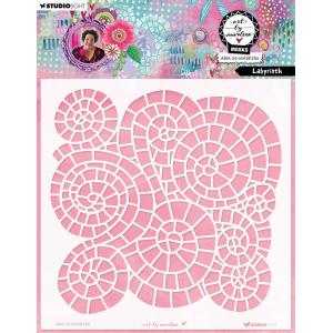 Studio Light Art By Marlene - Stencil - Labyrinth [ABM-26-MASK386]