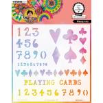 Studio Light Art By Marlene - Stencil - Playing Card [ABM-25-MASK322]