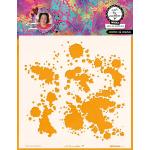 Studio Light Art By Marlene - Stencil - Splatters & Splashes [ABM-26-MASK404]