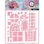 Studio Light Art By Marlene - Stencil - Window Mix [ABM-26-MASK396]