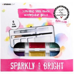 Studio Light Art By Marlene Watercolor Paint Set - Metallic [WCBM03]