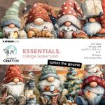 Studio Light Creative CRAFTlab Essentials - 8" x 8" Collage Paper Pad - James The Gnome [CCL-ES-CPP495]