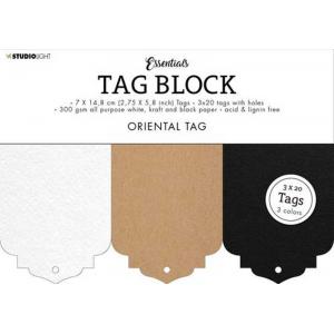 Studio Light Essentials Tag Block - Oriental Tag [SL-ES-TAGBL02]