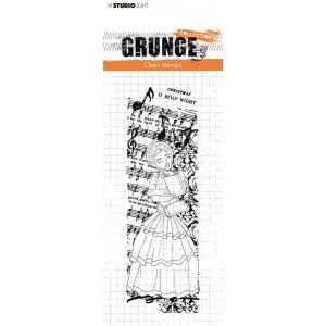 Studio Light Grunge Collection 5 Clear Stamp - Caroling Dickens Girl [SL-GR-STAMP97]