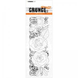 Studio Light Grunge Collection 5 Clear Stamp - Roses [SL-GR-STAMP202]