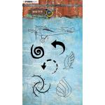 Studio Light Just Lou Aviation Collection - Clear Stamp Set [STAMPJL09]