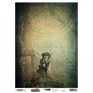 Studio Light Just Lou Exploration Collection - A4 Rice Paper [RICEJL01]