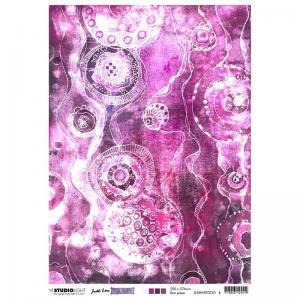 Studio Light Just Lou Mindful Moodling Collection - A4 Rice Paper [JL-MM-RICE20]