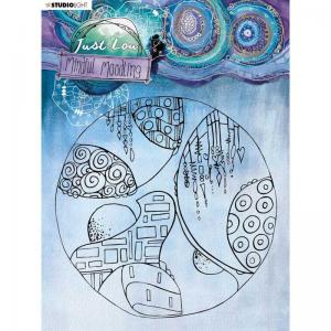 Studio Light Just Lou Mindful Moodling Collection - Clear Stamp [JL-MM-STAMP45]