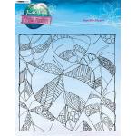 Studio Light Just Lou Mindful Moodling Collection Clear Stamp - Love the Leaves [JL-MM-STAMP191]