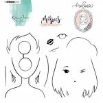 Studio Light / Karin Joan Missees Clear Stamp Set - Melanie [STAMPKJ05]