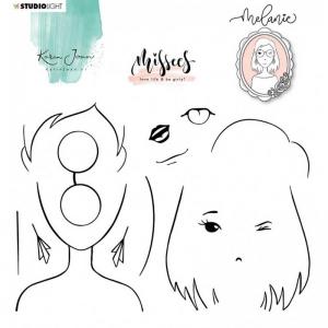 Studio Light / Karin Joan Missees Clear Stamp Set - Melanie [STAMPKJ05]