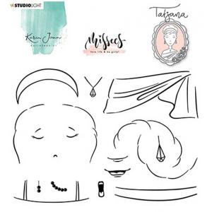 Studio Light / Karin Joan Missees Clear Stamp Set - Tatjana [STAMPKJ06]