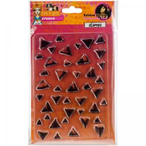 Studio Light Rainbow Designs Stamp - Triangles [STAMPMB10]