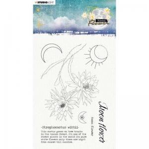 Studio Light Moon Flower Collection Clear Stamp Set - Strophocactus Wittii [SL-MFL-STAMP134]