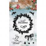 Studio Light Sending Joy Collection Clear Stamp Set - Christmas Wreath [SL-SJ-STAMP52]