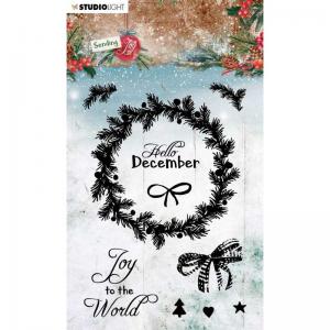 Studio Light Sending Joy Collection Clear Stamp Set - Christmas Wreath ...