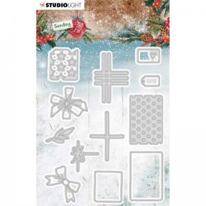 Studio Light Sending Joy Collection Cutting Die - Build A Gift [SL-SJ-CD48]