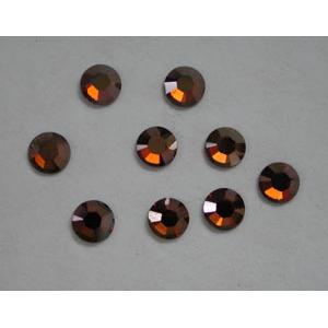 Swarovski 4mm Hot Fix Rhinestone - Crystal Copper