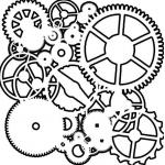 The Crafter's Workshop 6" x 6" Template - Gears [TCW262s]