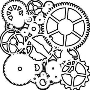 The Crafter's Workshop 6" x 6" Template - Gears [TCW262s]