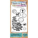 TEXT{ures} By Lou Collins Beneath The Brambles Collection - Clear Stamp Set - Background Elements [TEXCS0002]