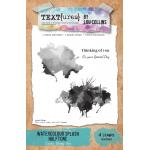 TEXT{ures} By Lou Collins Dragonfly Dreams Collection - Clear Stamp Set - Watercolour Splash Halftone [TEXCS0005]