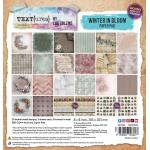 TEXT{ures} By Lou Collins Winter In Bloom Collection - 8" x 8" Paper Pad [TEXPP0005]