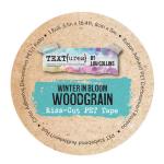 TEXT{ures} By Lou Collins Winter In Bloom Collection - Kiss Cut PET Tape - Woodgrain [TEXCT0003]