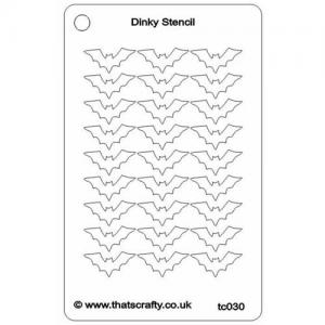 That's Crafty Dinky Stencil - Bat Background [TC030]