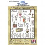 The Card Hut Clear Stamps Set - A Burst Of Celebration #02 - Party Explosion [SSB008]